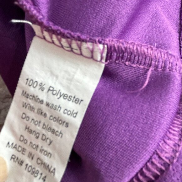 Canari Womens 1/4 Zip Cycling Jersey Top Size Large Purple Short Sleeve Pullover - Picture 4 of 7